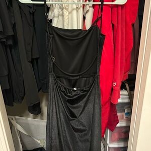 Black velvet dress from lucy in the sky